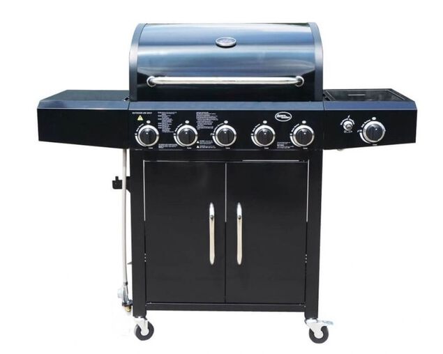 Downunder 5 Burner BBQ With Side Burner