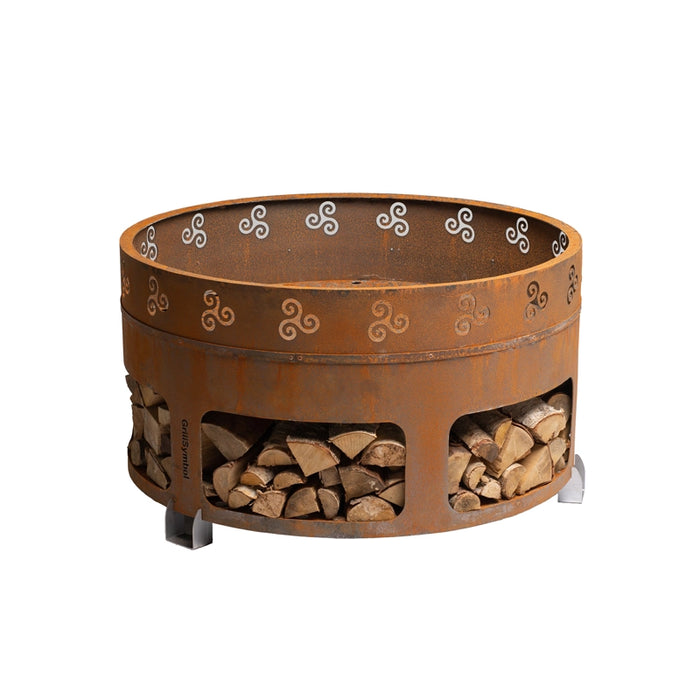 GrillSymbol Corten Steel Fire Pit Antigo, ø 116 cm