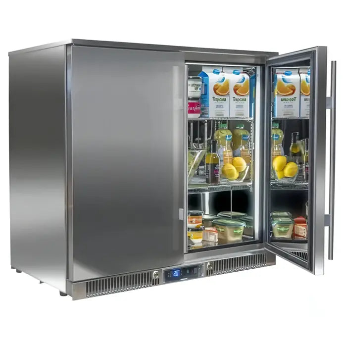 Blastcool Extremis XP2 Double Solid Door Fridge 870mm