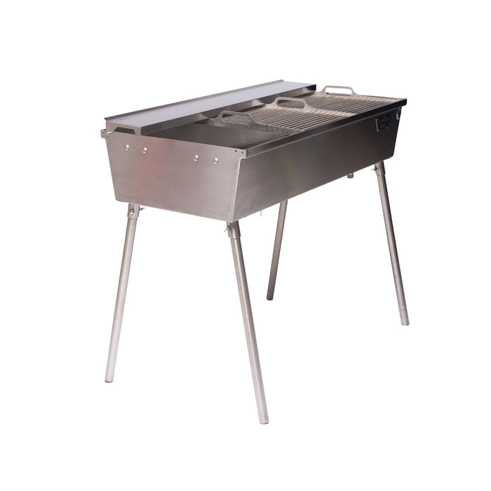 GrillSymbol Charcoal Grill Chef XXL Silver